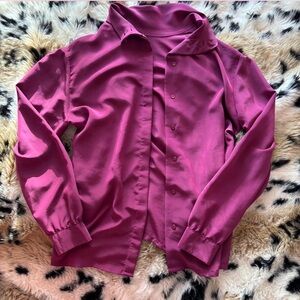 Vintage Women's Satin Button up